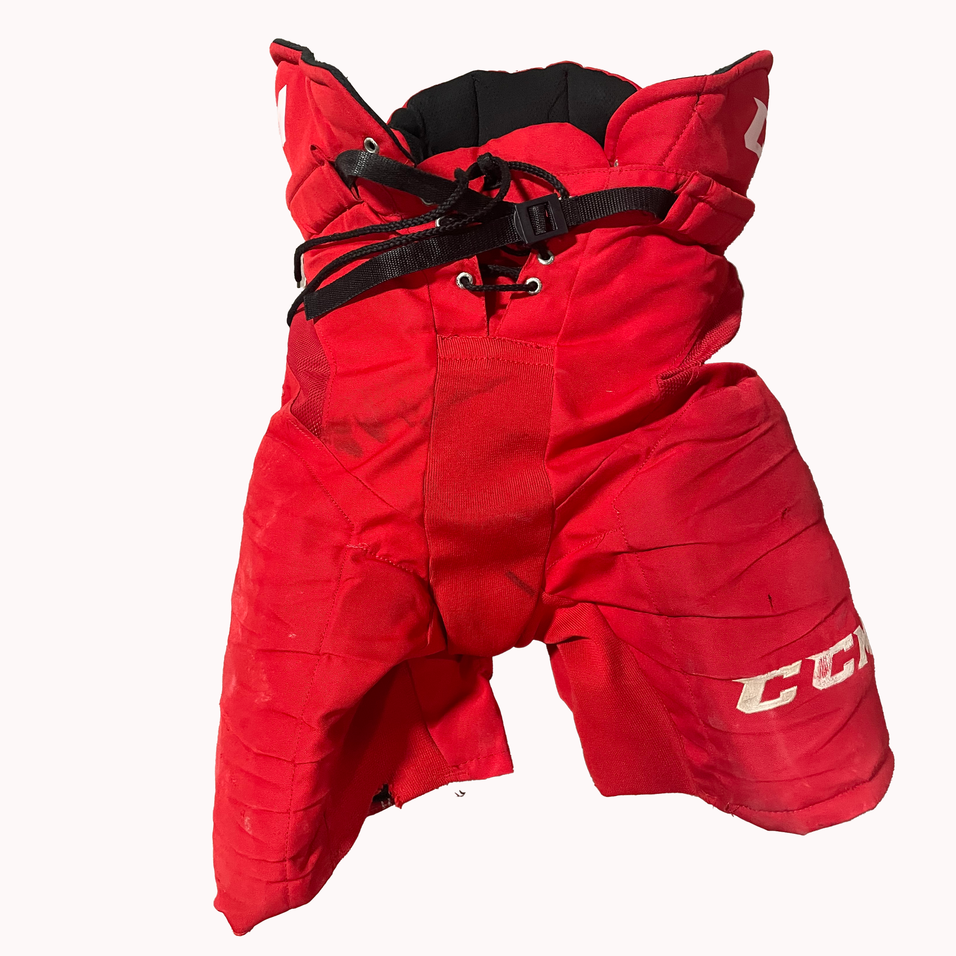 CCM HP30 - Pantalon de hockey Pro Stock d'occasion NCAA (rouge/blanc)